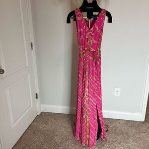 NWT Pink YFB Young Fabulous Broke Maxi Dress